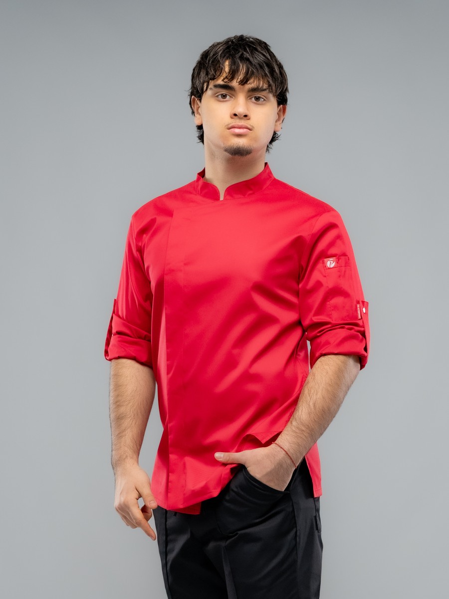 306RED - КИТЕЛЬ ПОВАРСКОЙ МУЖСКОЙ