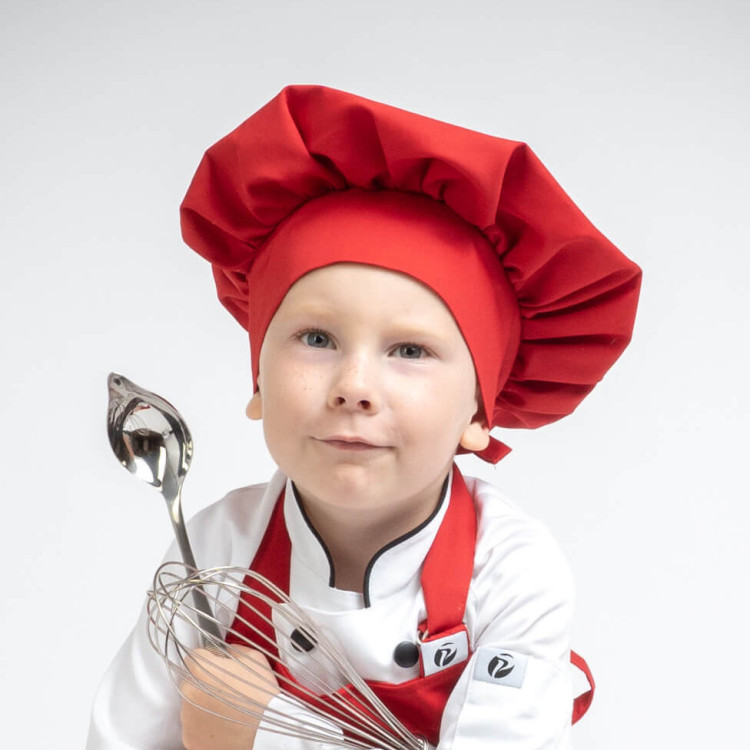 G01KIDSRED- КОЛПАК ДЕТСКИЙ ПОВАРСКОЙ