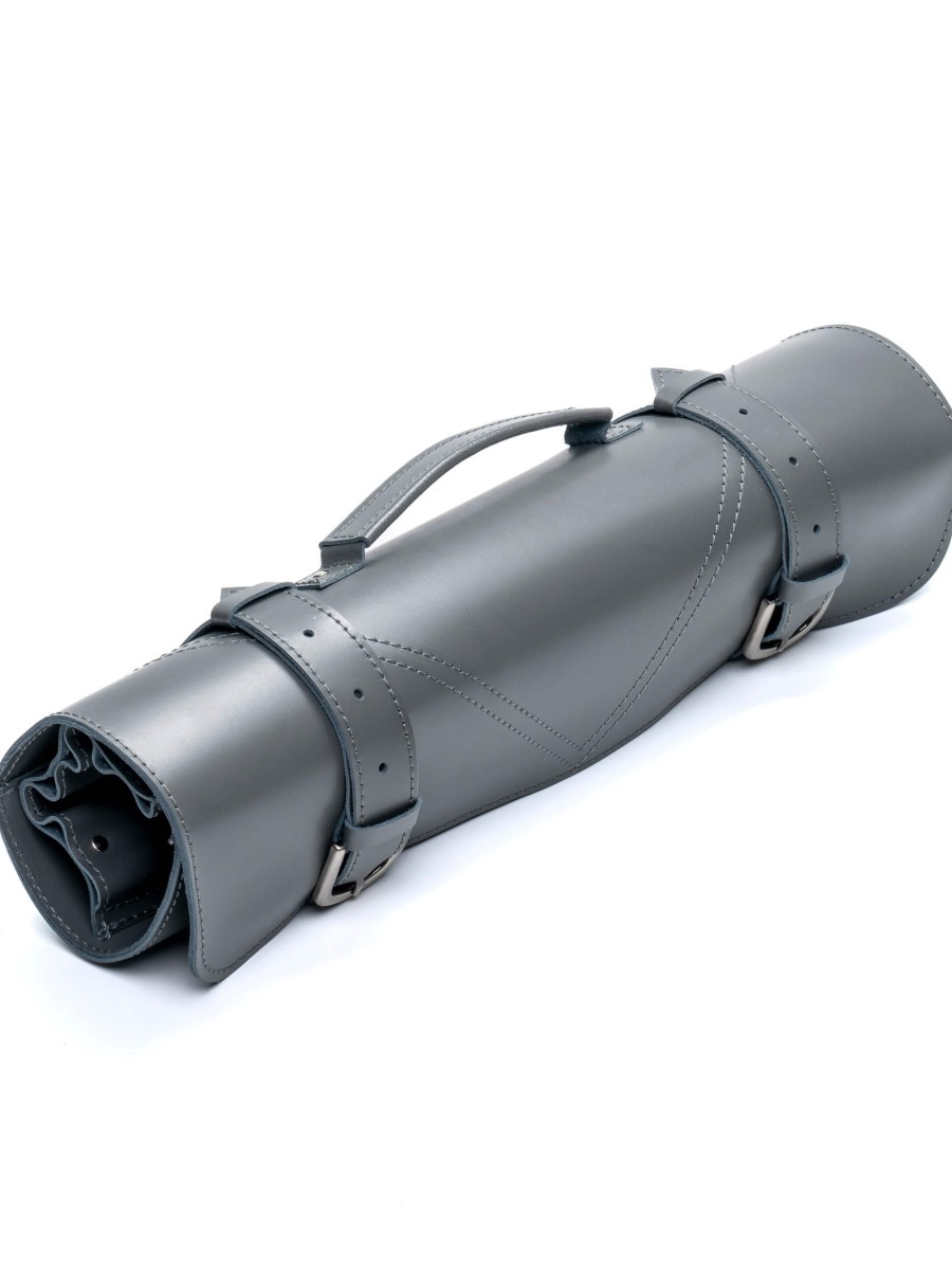 ROLL-LR563 - КОЖАНАЯ СУМКА СКРУТКА ДЛЯ НОЖЕЙ