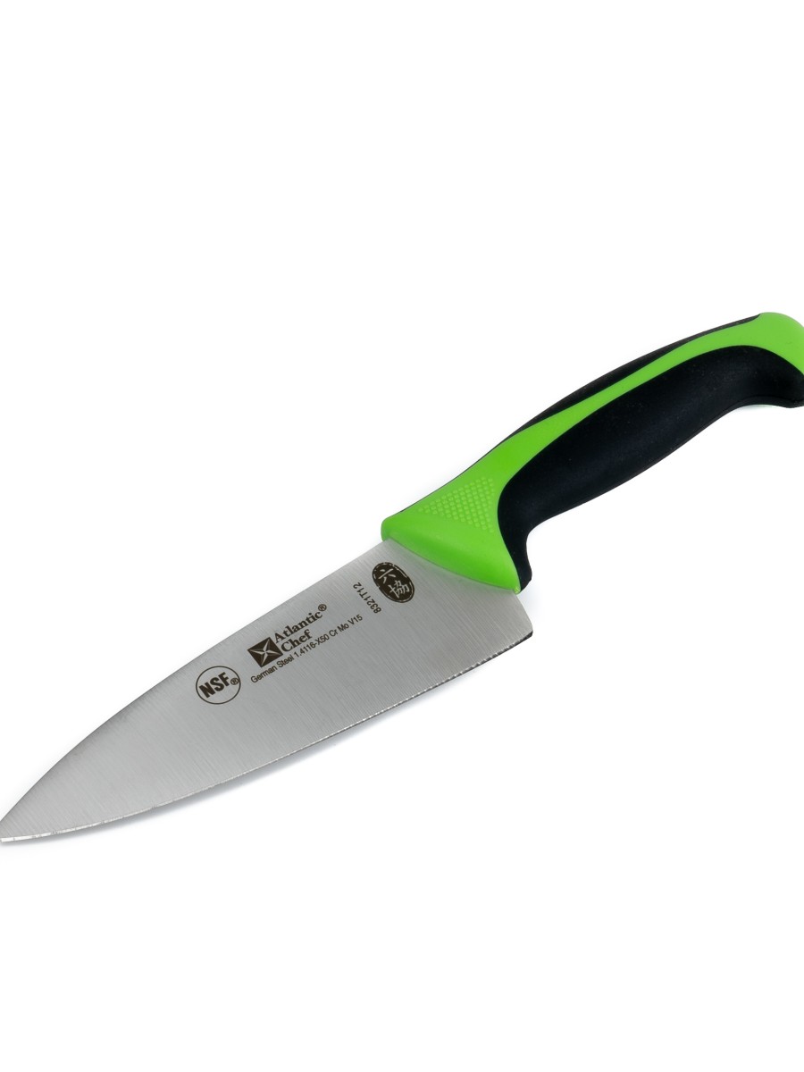 8321T12GREEN-Нож кухонный поварской  15см